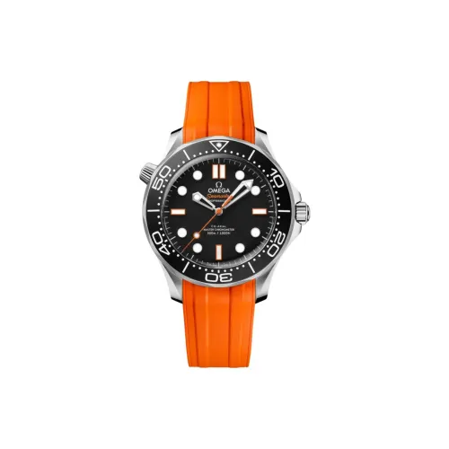 OMEGA Автоматический Механический Часы Мужские Seahorse Series 300m Diving Watch 42 мм Черные