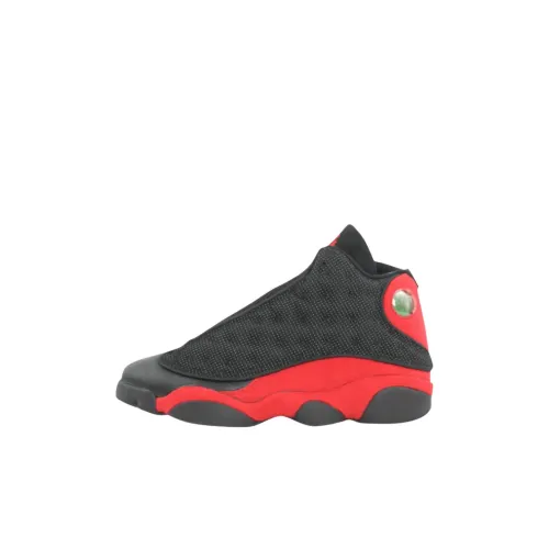 Jordan Air Jordan 13 MID Топ Детские Баскетбольные Кроссовки Черные Унисекс