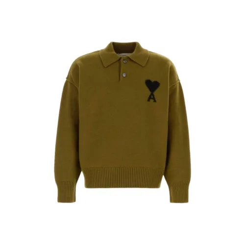 AMIPARIS Коричневый Мужской Свитера