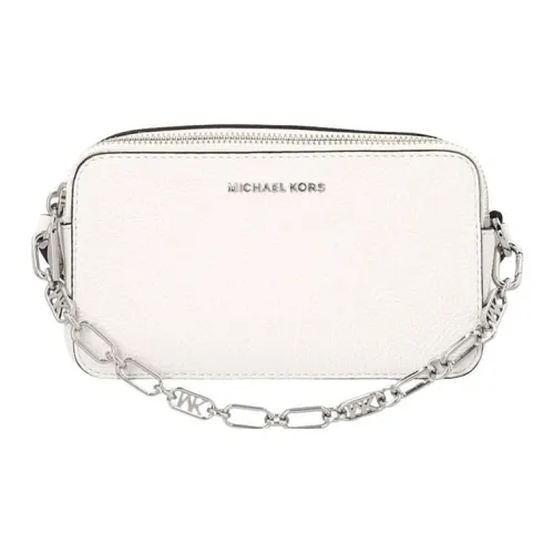 MICHAEL KORS Jet Set Галечная кожа Camera Сумка Сумка через плечо Маленькая Женская Белая