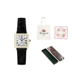 Градиентный белый циферблат [Коробка + Сумка для покупок + Шелковый шарф]