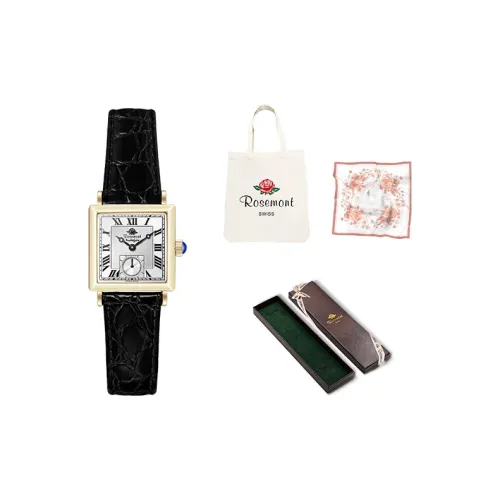 Rosemont Кварцевый механизм Женские часы Серый циферблат Корпус из нержавеющей стали