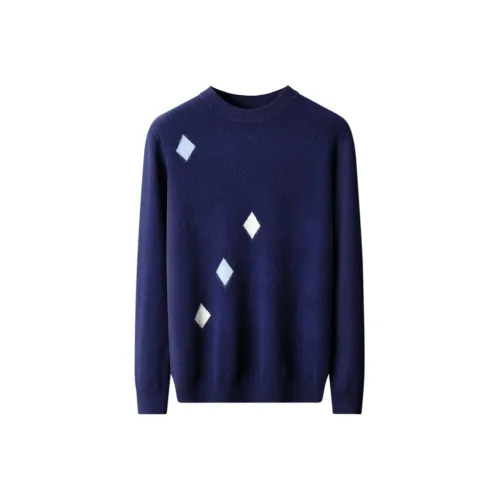 DKRVT Синий Упаковка Мужские Кашемировые Свитера