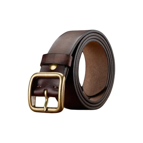 Devanro Ремни из натуральной коровьей кожи мужские 3,8 см