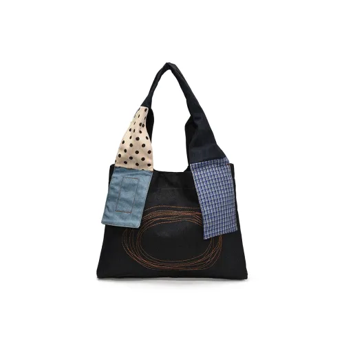 Debecca Denim Tote Bag Shoulder Bag Women's Multicolor Debecca Деним Тоут Сумка Плечевая Сумка Женская Многоцветная