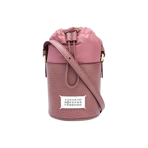 Maison Margiela Кожа Ведрообразная Сумка Плечевая Сумка Женская Розовая