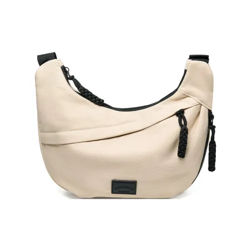 AOKANG Ткань Пельмени Сумка через плечо Полумесяц Большая Унисекс Многоцветная