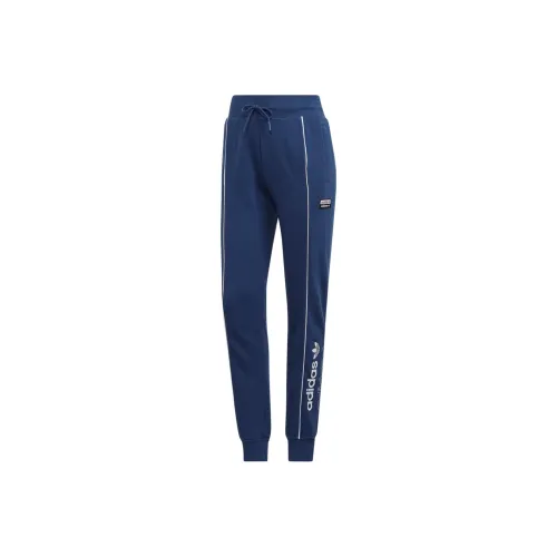 Adidas Originals Blue Women's Knitted Training Pants Adidas Originals Синие Женские Вязаные Спортивные Штаны