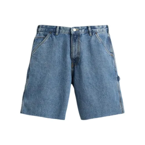 ZARA Blue Men's Denim Shorts ZARA Синие Мужские Джинсовые Шорты