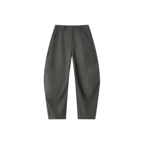 OPICLOTH Дымчатый Серый Унисекс Повседневные Штаны