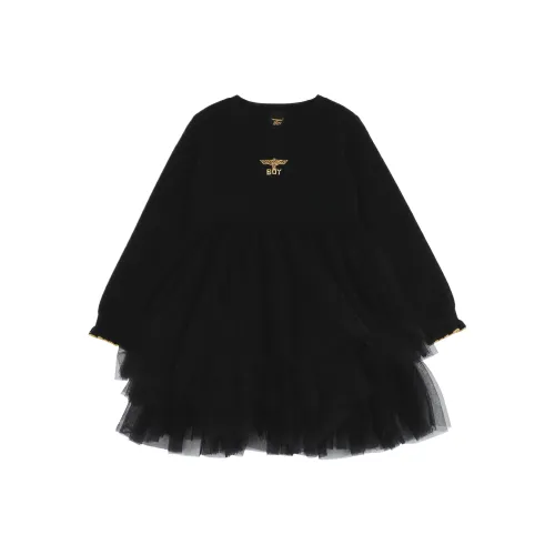 BOY JUNIOR Черные Детские Платья