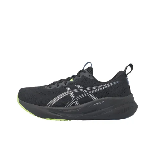 Asics Gel Pulse 16 Дышащие Поддерживающие Беговые Кроссовки Женские Черные Серебряные