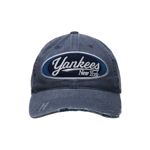 Mlb Base Logo New York Yankees Хлопковые Кепки Унисекс Синий