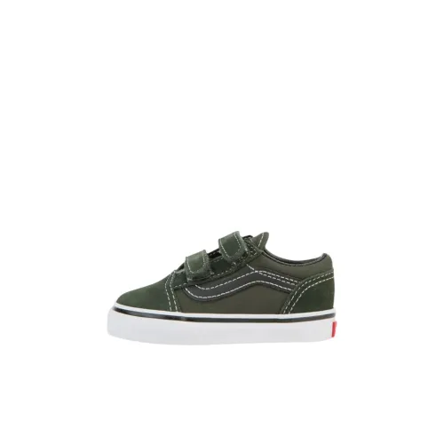 Vans Old Skool V Обувь для малышей Зеленый Infant And Toddler