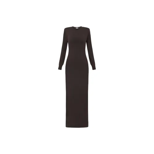 PAROSH Длинное платье с длинными рукавами женское