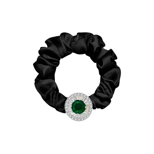 ROYALSASA Полиэстер Искусственный кристалл Резинка для волос Женская