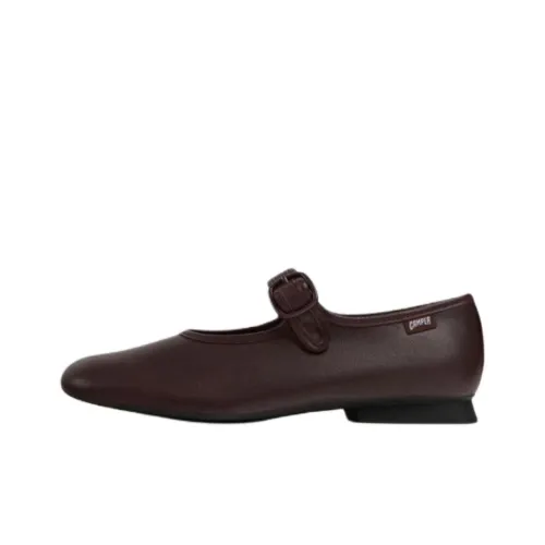 CAMPER Casi Myra Mary Jane Shoes Burgundy Women's
