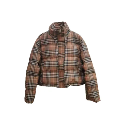 IQC Клетка Коричневый Женские Пуховики