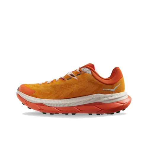 HOKA ONE ONE Tecton X Амортизация Износостойкие Низкие Кроссовки для Бега Унисекс Оранжевый Желтый