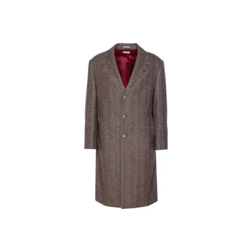 BRUNELLO CUCINELLI Коричневое мужское пальто