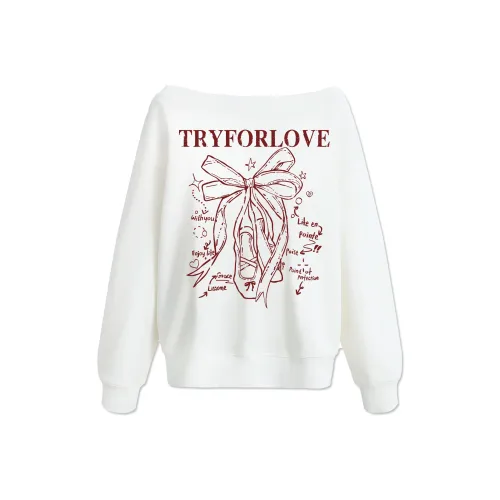 Tryforlove Женские Свитшоты