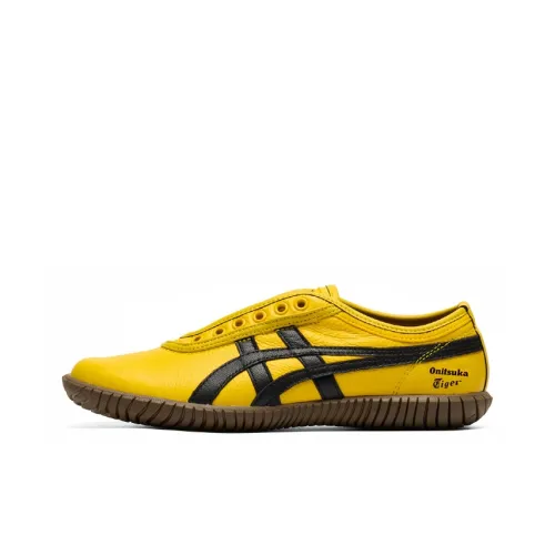 Onitsuka Tiger Tsunahiki Износостойкий Низкий Топ Casual Унисекс Желтый