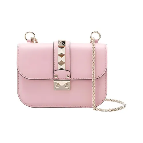 Valentino Кожа Сумка через плечо Стандартная Женская Розовая