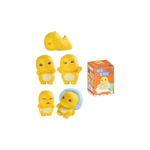 MOKAU Cute Creative Тиби Little Dragon Squishy Toy Mystery Коробка Целая Коробка 6 шт