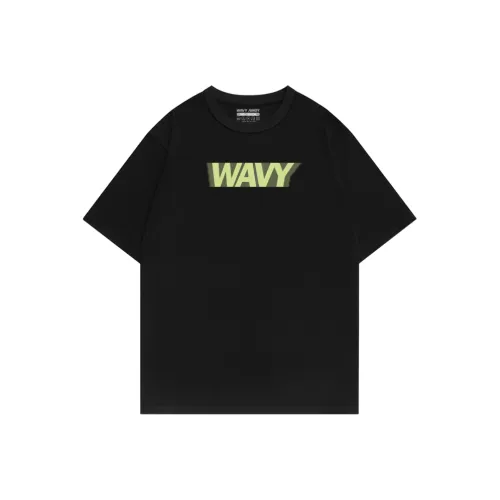 WAVYCREW Уличный Тяжелый Пара Спортивная Короткая Рубашка с Короткими Рукавами Унисекс