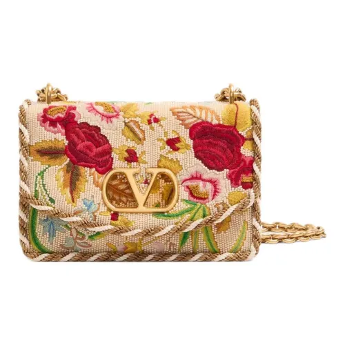 Valentino Garavani Бусины Основа Сумка через плечо Маленькая Сумка на плечо Женская Многоцветная