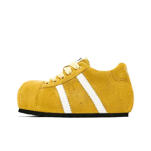 Скайтборд Кроссовки SMILEY Low Top Желтые Женские