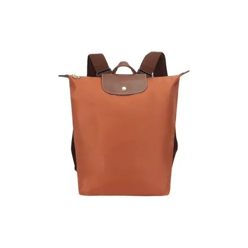 LONGCHAMP Le Pliage Полиамид Рюкзак Средний Женский Кирпично-Красный