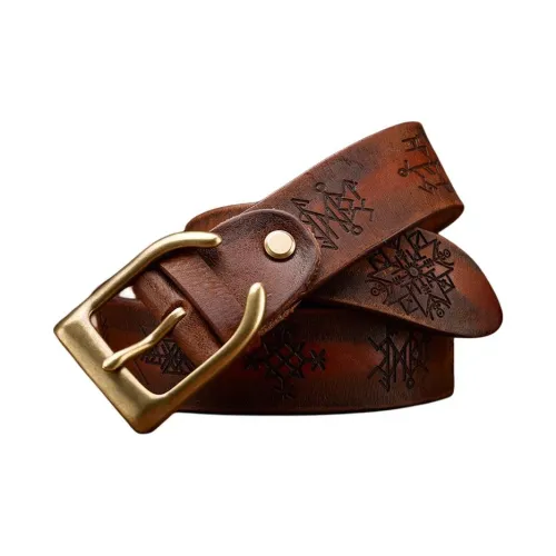 Devanro Ремни из натуральной коровьей кожи мужские 3,8 см