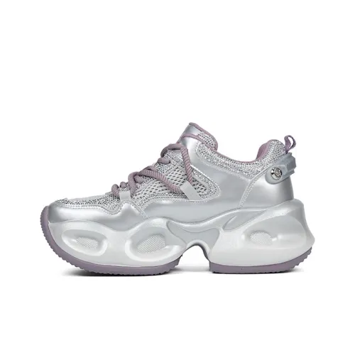 Lee Cooper визуально увеличивает рост Низкие кеды с толстой подошвой Женские