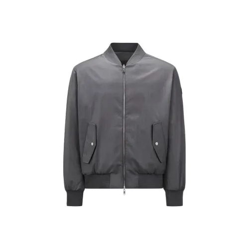 Moncler Aver Reversible Down Куртка Куртки Пальто Мужской Темно-серый