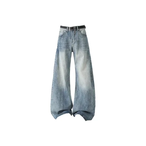 BLACK AT Синий Мужские Джинсы