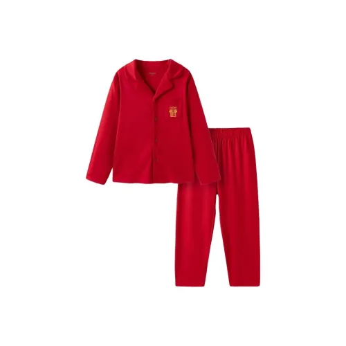 BALABALA Домашняя одежда Красный тон Унисекс