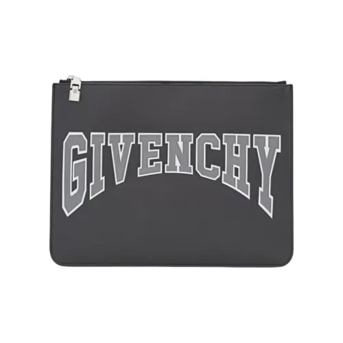 GIVENCHY Телячья кожа Клатч Большой Мужской Черный