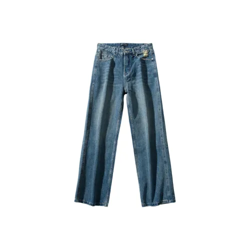 ASEDE Blue Unisex Jeans ASEDE Синий Унисекс Джинсы