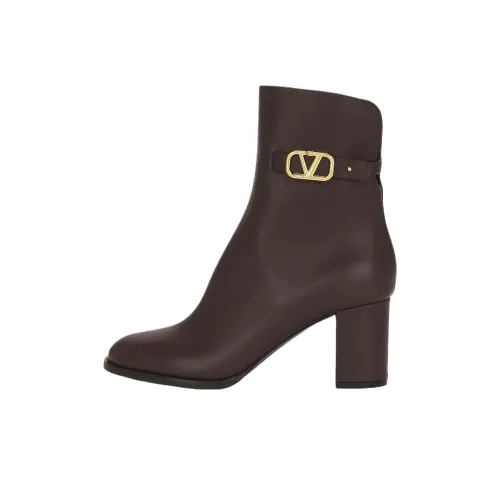 Valentino Vlogo Signature Botильоны 7 см Женские Коричневый