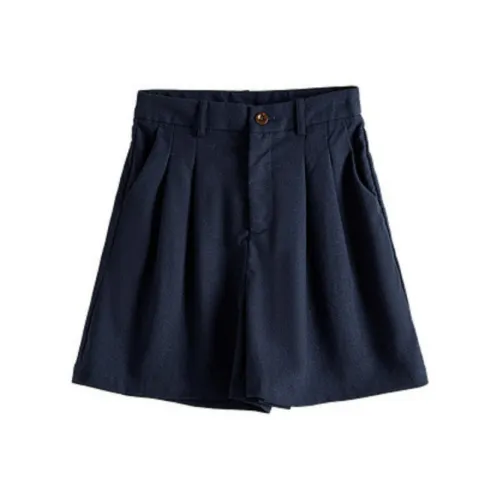 SLLSKY Женские Повседневные Шорты Темно-Королевский Синий