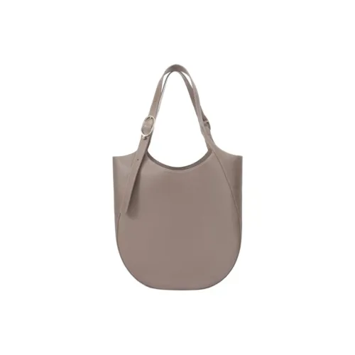 LONGCHAMP Le Foulonné Коровья кожа Тоут Сумка Сумка для покупок Сумка Сумка через плечо Экстра-большая Женская Мышка Серый