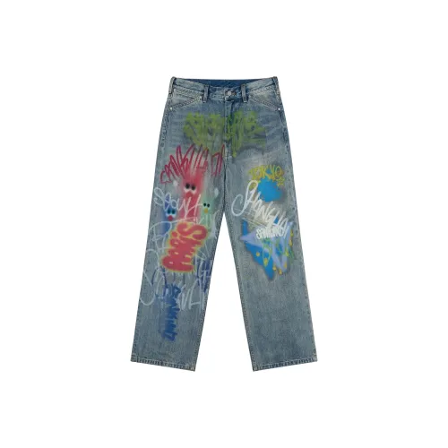 SANKUANZ Blue Men's Jeans SANKUANZ Синий Мужские Джинсы