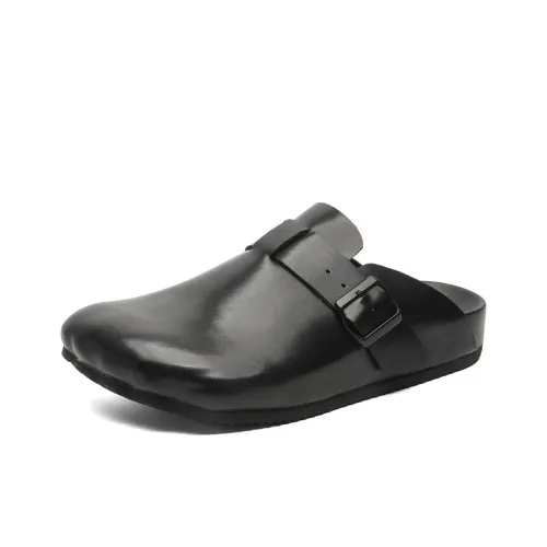 WEISHIBANGWEI Домашние тапочки Мужские Черные