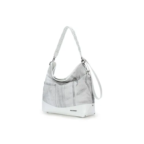 BREAKDANNY Деним Сумка на плечо Женская Белая Эскиз