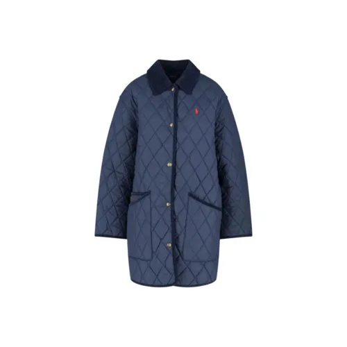 Polo Ralph Lauren Blue Women's Coat Поло Ральф Лорен Синий Женский Пальто