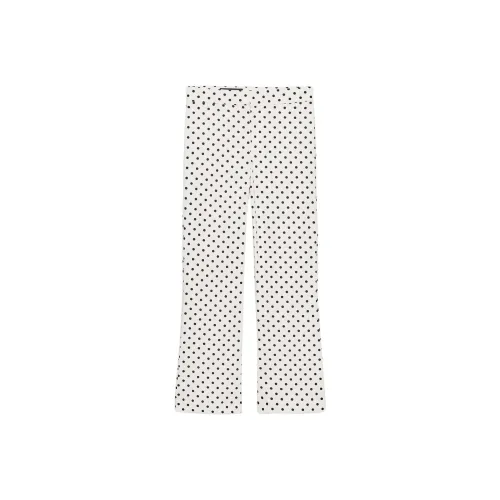 ZARA Телесный/Черный Женские Повседневные Брюки