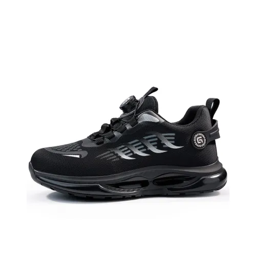 GUYISA Безопасность и Защитная Обувь Низкий Топ Черный Мужской