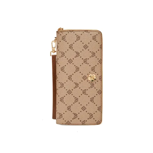 Safiya Синтетическая кожа Кошелек Стандартный Женский Коричневый