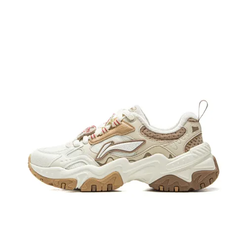 LINING Brown sugar Амортизация Устойчивость к растрескиванию Устойчивость к истиранию Низкая поддержка Повседневный Женские Хаки